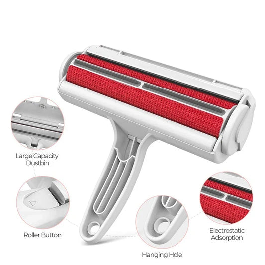 Pet Hair Removel Roller Remover Cleaning Brush Fur Removing Dog Cat Animals Hair Brush Car Clothing Couch Sofa Carpets Combs petbloomstore