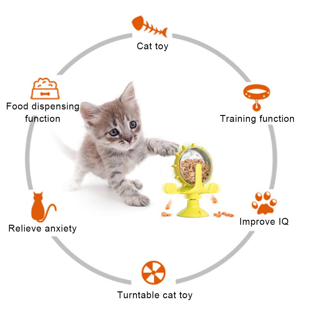 Pet Feeding Interactive Wheel petbloomstore