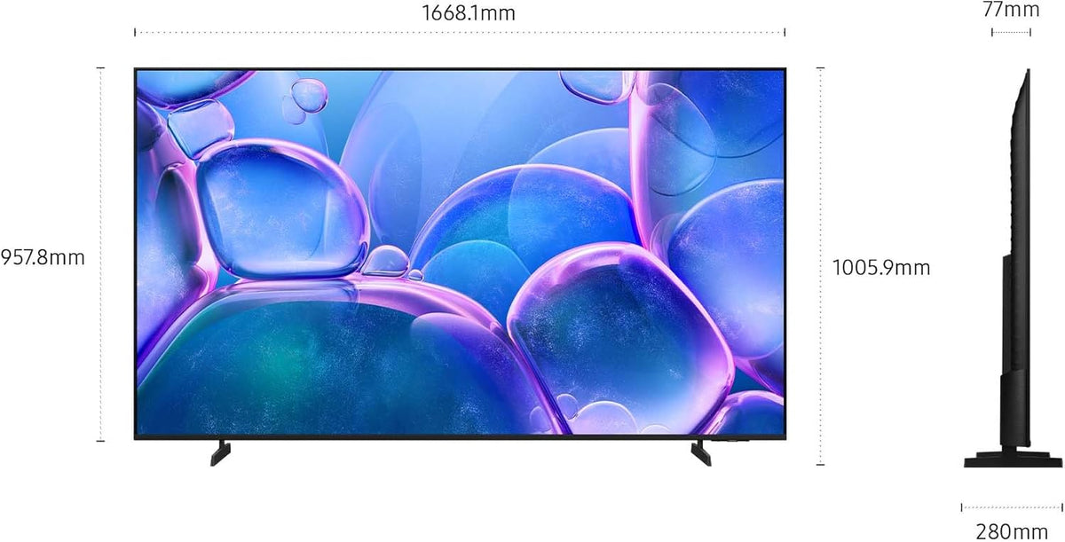 S-a-m-s-u-n-g 75'' QLED 4K Luxuriousx