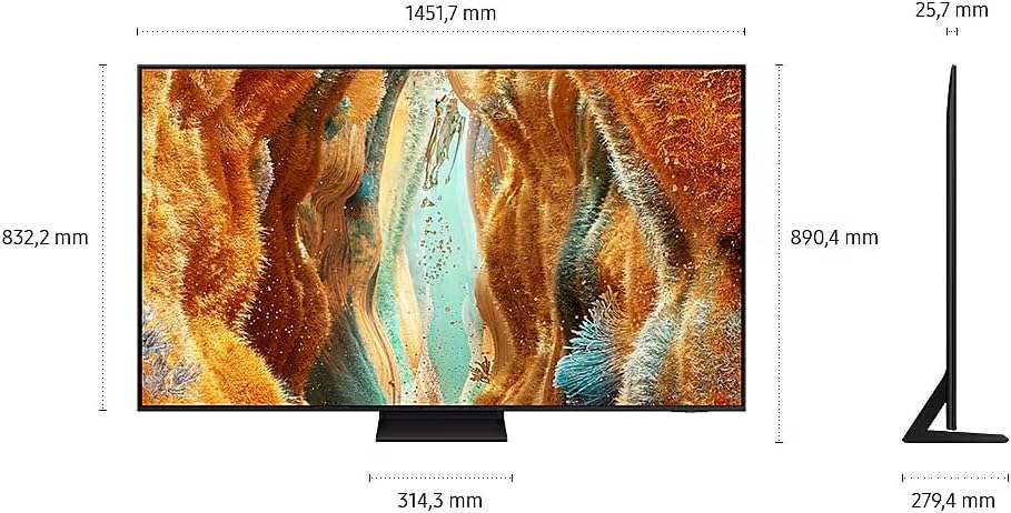 S-a-m-s-u-n-g 65' Crystal 4K Smart TV Luxuriousx