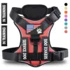 Reflective Service Dog Vest Harness with Patches 🐶🦺✨
