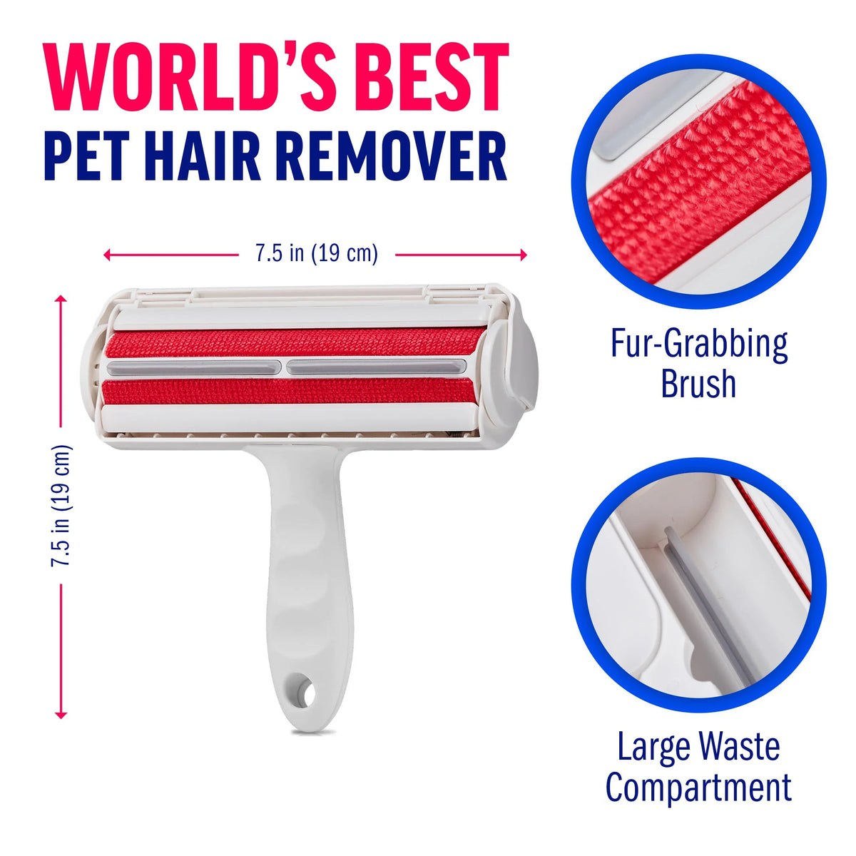 Self-Cleaning Pet Grooming Brush & Hair Remover 🐶🐱✨🪮