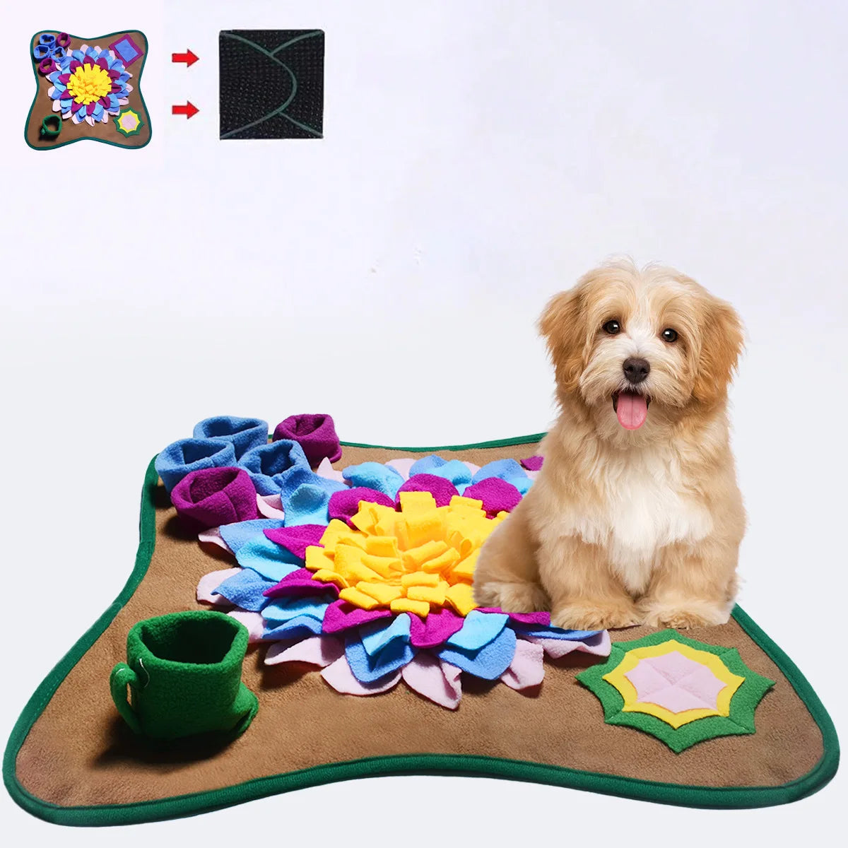 Interactive Snuffle Mat for Dogs & Cats 🐶🐱🧩✨