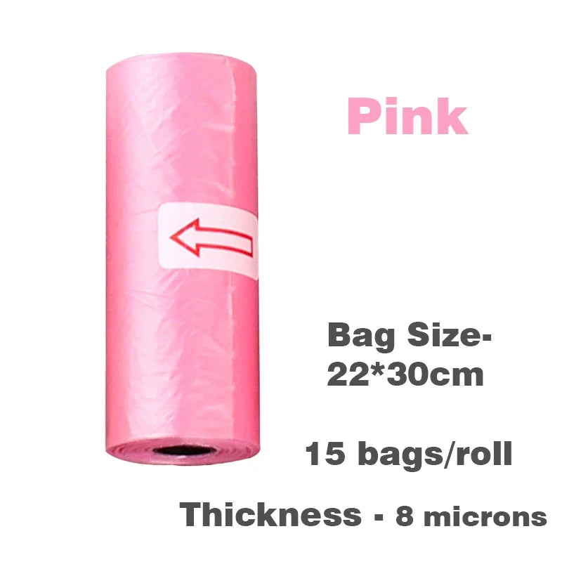 Leak-Proof Pet Waste Bags – 15 Rolls Pack 🐶🐱🧻✨