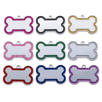 Custom Engraved Bone-Shaped Pet ID Tag 🐶🐱🏷️✨