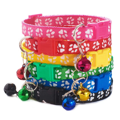 Durable Pet Collar with Bell – 19 Colors 🐶🐱🔔✨