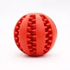 Durable Rubber Dog Chew Ball & Teeth Cleaner 🐶🦴🎾✨