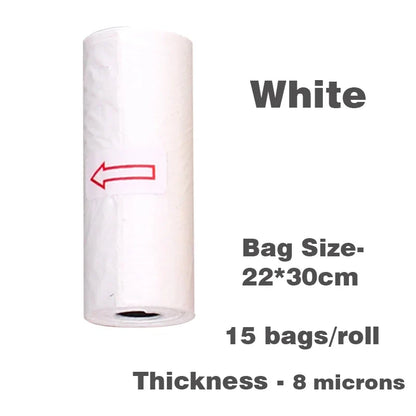 Leak-Proof Pet Waste Bags – 15 Rolls Pack 🐶🐱🧻✨