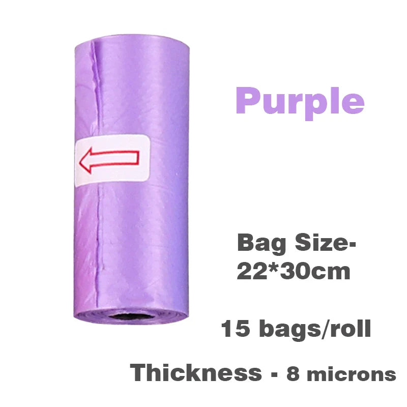 Leak-Proof Pet Waste Bags – 15 Rolls Pack 🐶🐱🧻✨