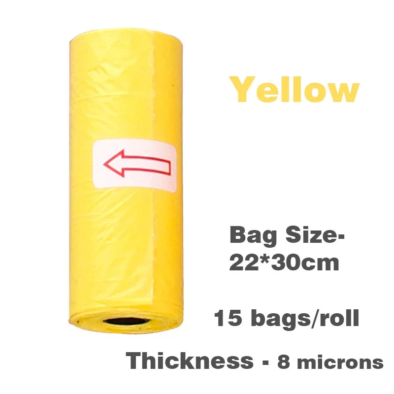 Leak-Proof Pet Waste Bags – 15 Rolls Pack 🐶🐱🧻✨