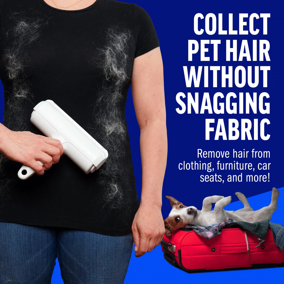 Self-Cleaning Pet Grooming Brush & Hair Remover 🐶🐱✨🪮