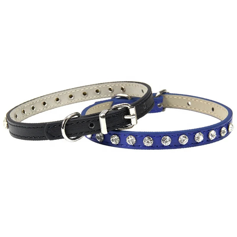 Luxury Rhinestone Pet Collar for Cats & Small Dogs 🐶🐱💎✨