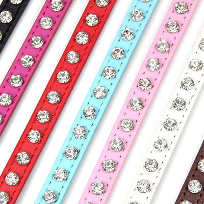 Luxury Rhinestone Pet Collar for Cats & Small Dogs 🐶🐱💎✨