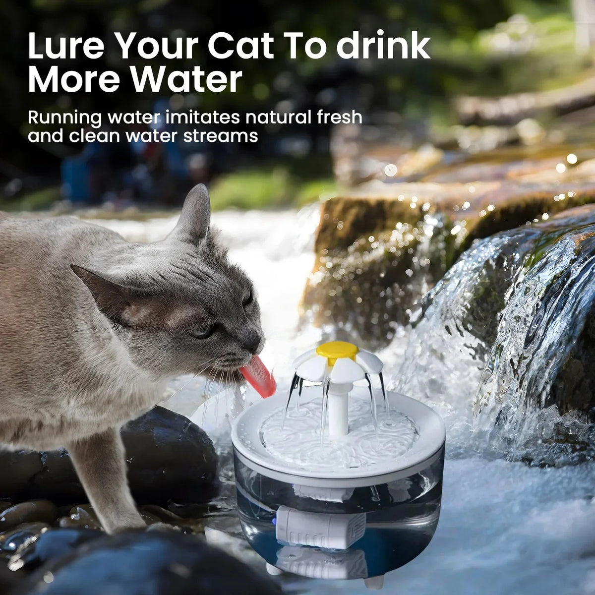 Automatic Cat Water Fountain petbloomstore