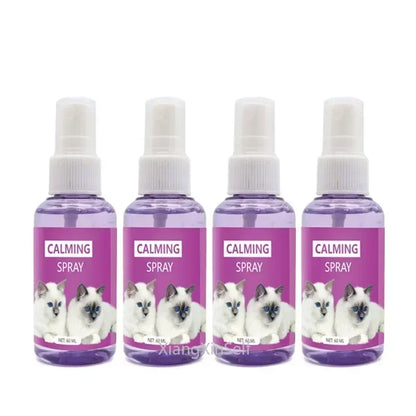 60ml calming spray Feline anti stress pheromone emotional soothing spray Health Cleaning Supplies for Cats petbloomstore
