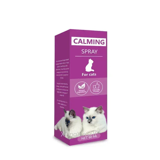 60ml calming spray Feline anti stress pheromone emotional soothing spray Health Cleaning Supplies for Cats petbloomstore