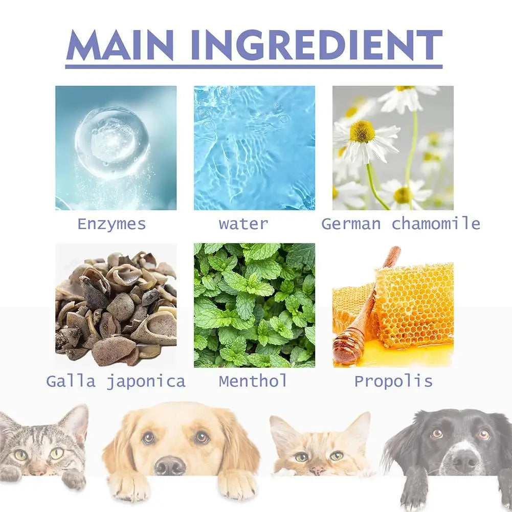 Pet Oral Care Spray – Fresh Breath & Teeth Cleaning 🐶🦷✨ pawfectly