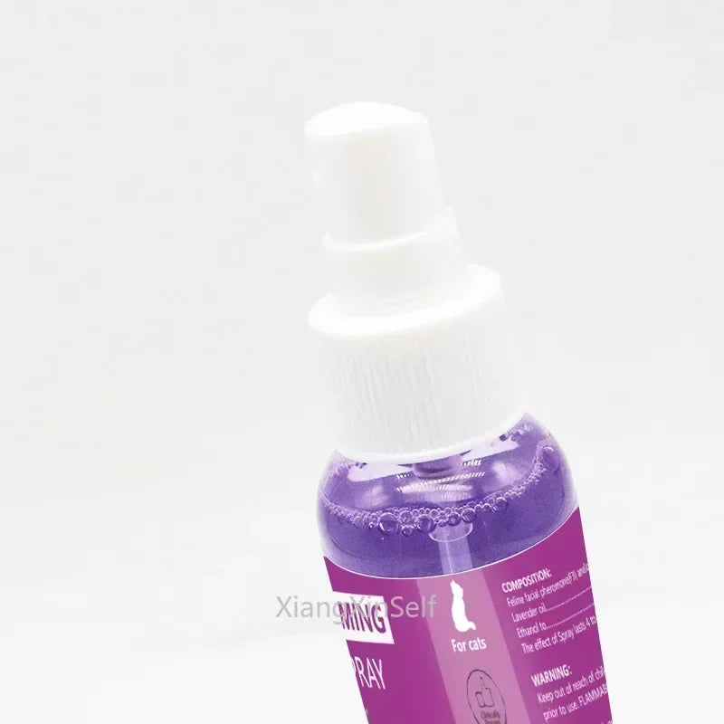 60ml calming spray Feline anti stress pheromone emotional soothing spray Health Cleaning Supplies for Cats petbloomstore