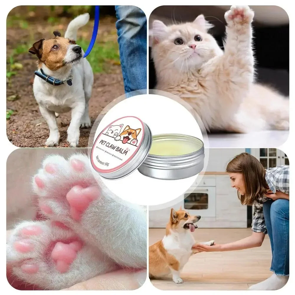 Pet Paw & Nose Balm – 50g Moisturizing Cream 🐶🐱🐾✨