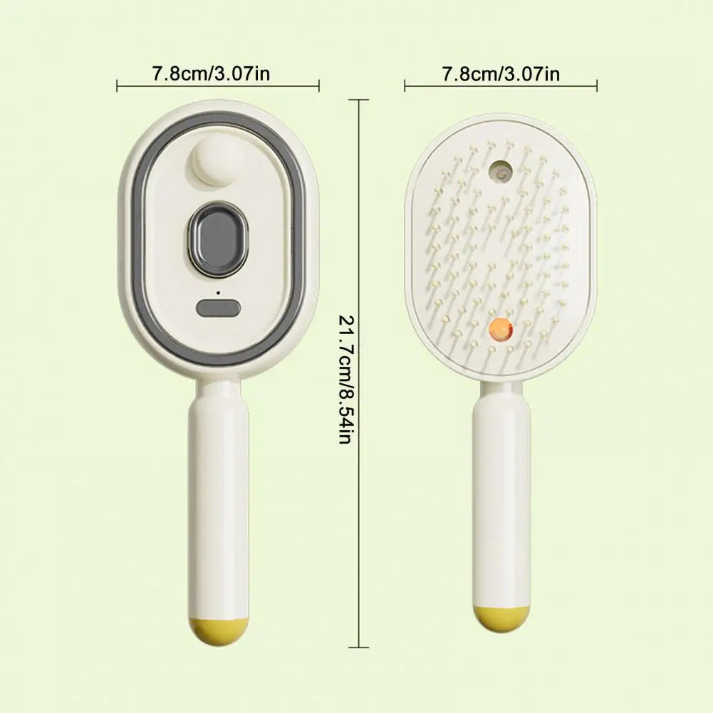Electric Hair Smoothing Brush with Nano Mist | Smooth Hair in Just One Brush & Hydrate Hair Instantly