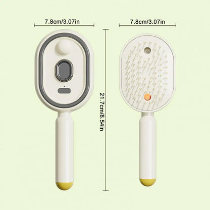 Electric Hair Smoothing Brush with Nano Mist | Smooth Hair in Just One Brush & Hydrate Hair Instantly