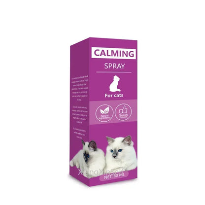 60ml calming spray Feline anti stress pheromone emotional soothing spray Health Cleaning Supplies for Cats petbloomstore