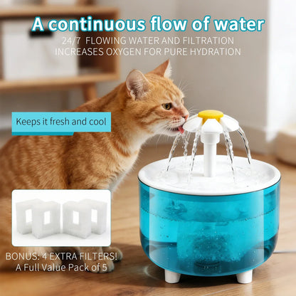 Automatic Cat Water Fountain petbloomstore