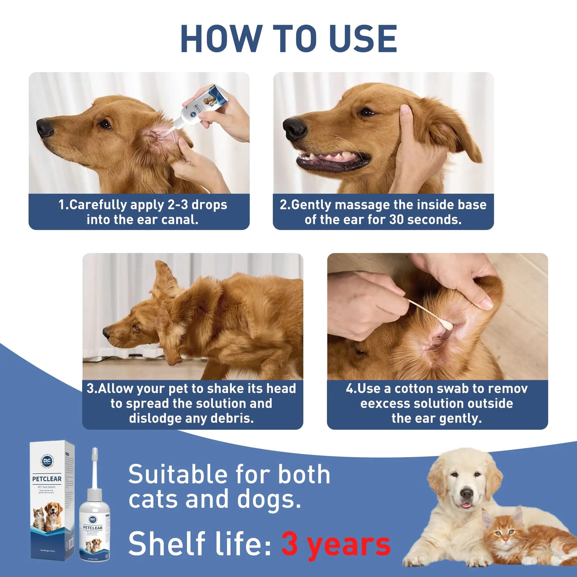 Gentle Pet Ear Wash shopify