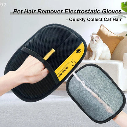2025 Modern Electrostatic Gloves, Pet Hair Removal Tool for Cats & Dogs petbloomstore