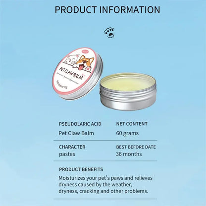 Pet Paw & Nose Balm – 50g Moisturizing Cream 🐶🐱🐾✨