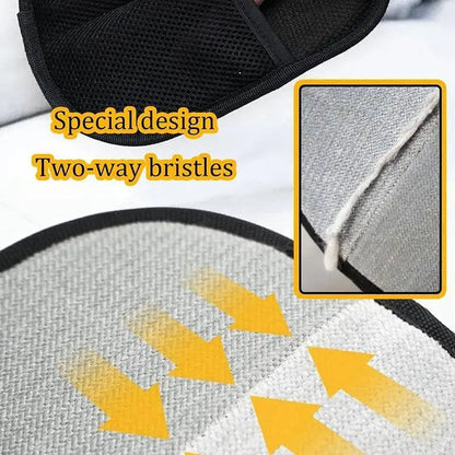 Pet Hair Removal Tool Reusable Static Removal Gloves, Double-Sided Grooming Gloves for Pets, Removes Pet Fur Hair for Carpets petbloomstore
