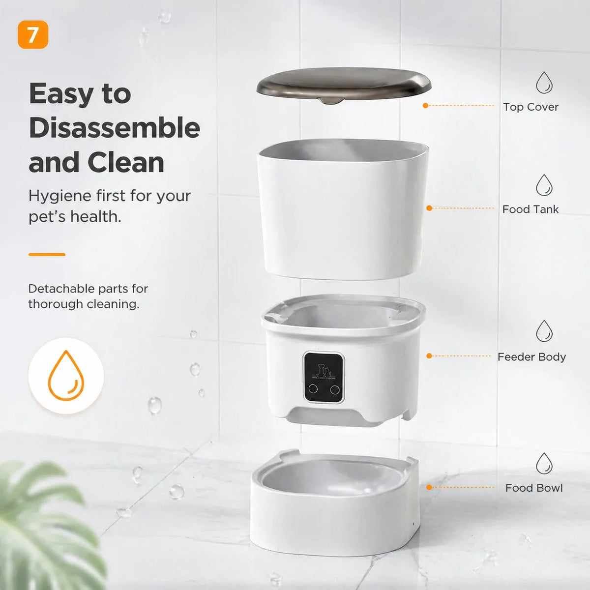 4L Smart Automatic Pet Feeder with App Control for Cats & Small Dogs 🐱🐶📱✨ petbloomstore