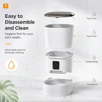4L Smart Automatic Pet Feeder with App Control for Cats & Small Dogs 🐱🐶📱✨ petbloomstore