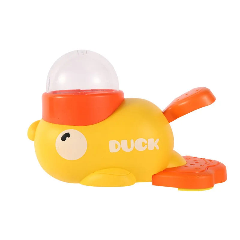 Yellow Duck-Shaped Interactive Cat Treat Dispenser Durable Plastic Training Dog Toy Puzzle Slow Feeder Dog Self-pleasure Toy petbloomstore