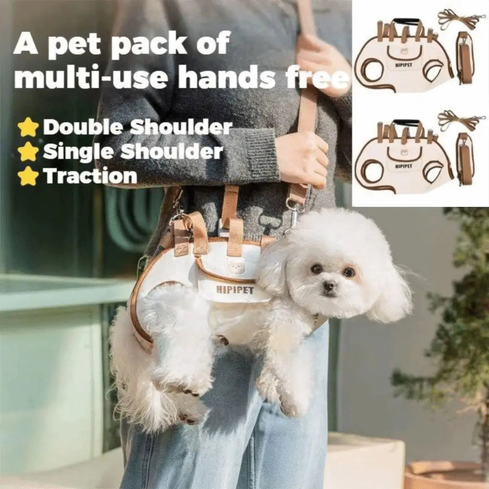 Breathable Dog Carrier Backpack Harness with Adjustable Straps 🐶🎒✨ petbloomstore