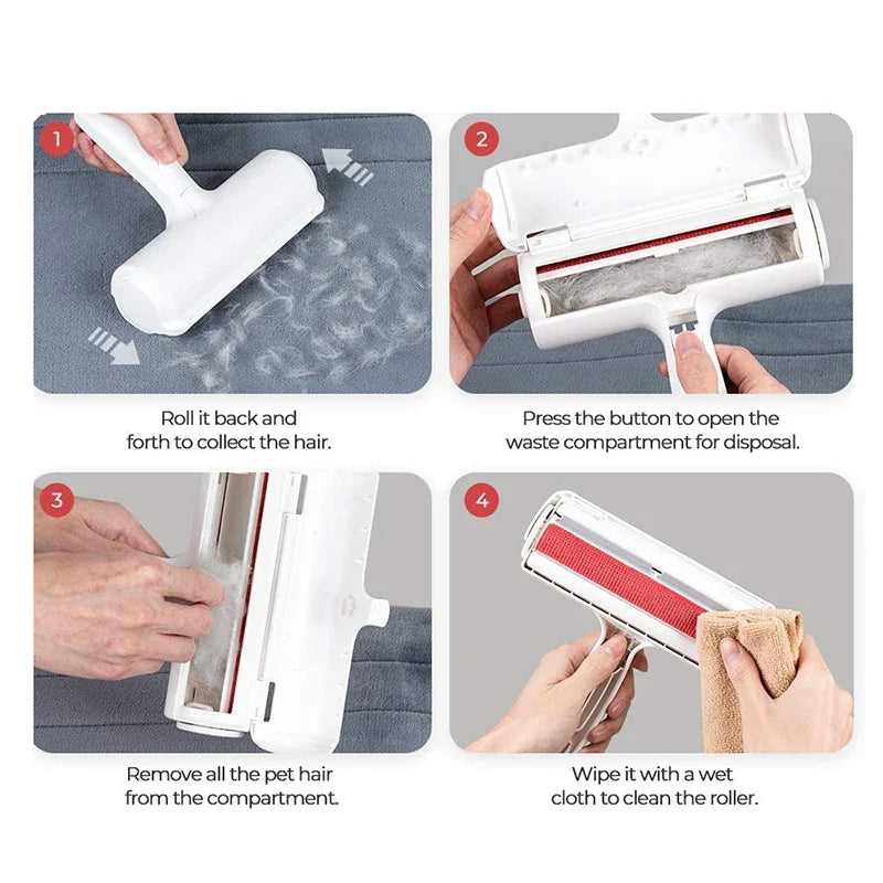 Pet Hair Removel Roller Remover Cleaning Brush Fur Removing Dog Cat Animals Hair Brush Car Clothing Couch Sofa Carpets Combs petbloomstore