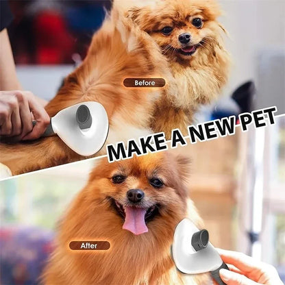 Self-Cleaning Pet Grooming Brush for Dogs & Cats 🐶🐱🪮✨ petbloomstore
