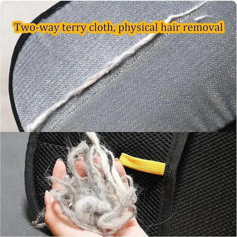 Pet Hair Removal Tool Reusable Static Removal Gloves, Double-Sided Grooming Gloves for Pets, Removes Pet Fur Hair for Carpets petbloomstore